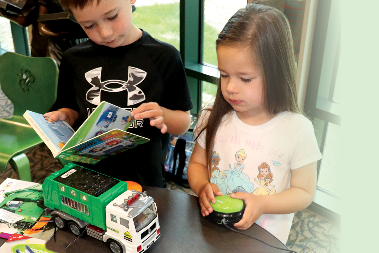 children playing with toys