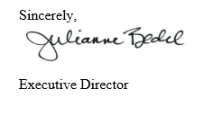 Julianne Bedel signature