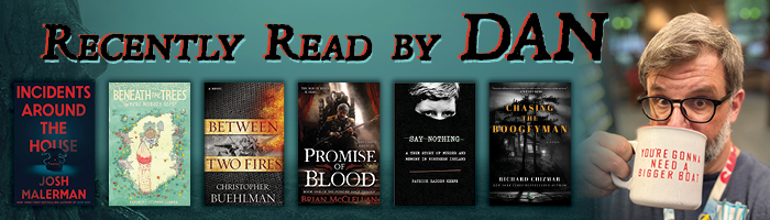 Dan, Manager of Lodi Library, and book covers