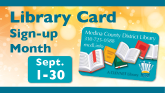 September is Library card month