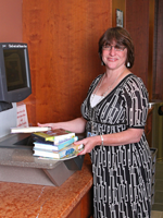 Christine Gramm, manager of Medina Library