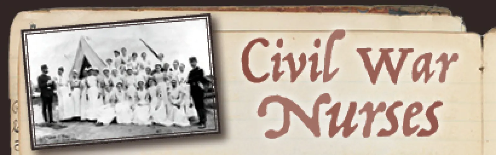 nurses in front of a tent