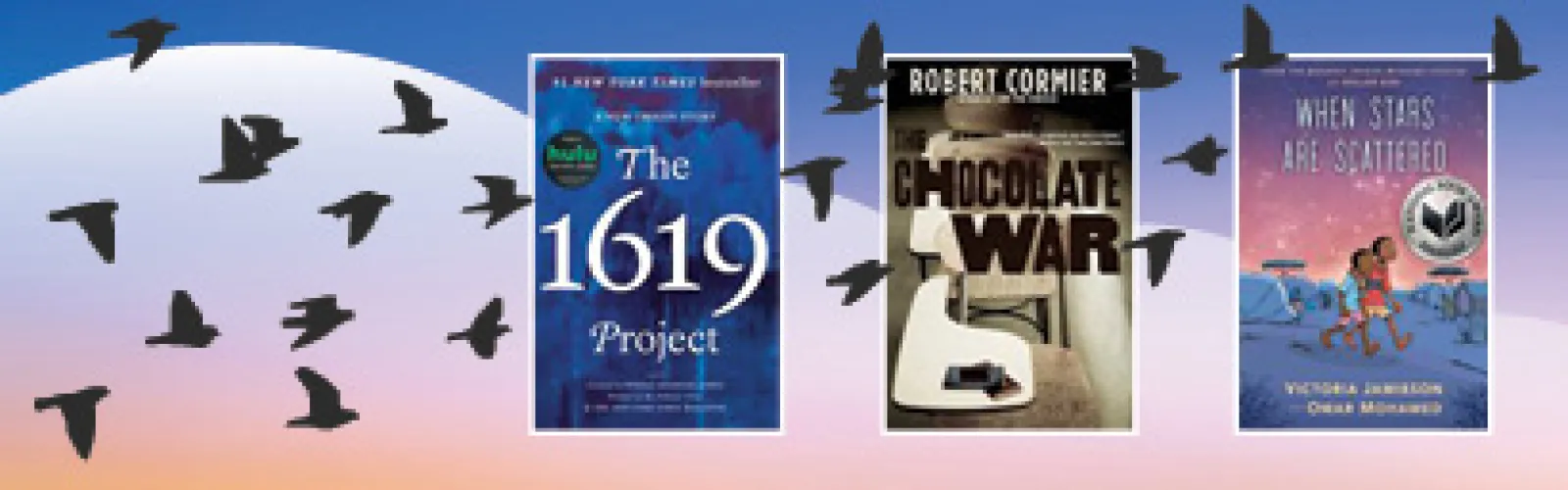 birds flying in the sky