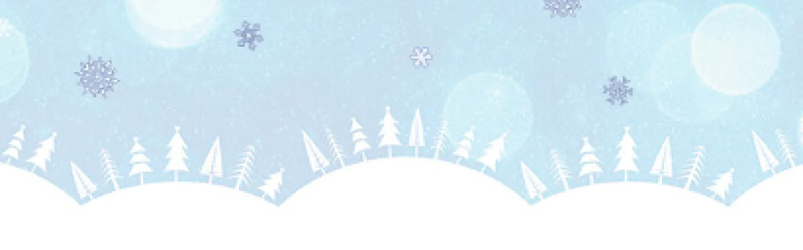 a winter scene with snow and trees