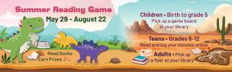 Play the Summer Reading Game May 29 - August 22